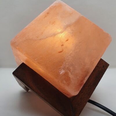Lampe Pierre de Sel Himalaya Cube