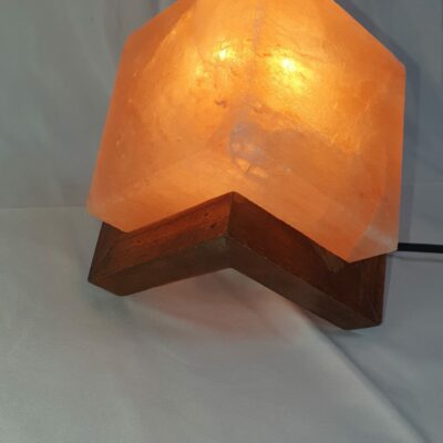 Photo - Lampe Sel Rose de l'Himalaya -CUBE- 3.5kg lampe scaled