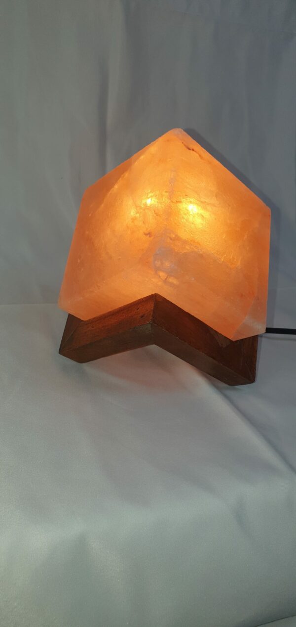 Photo - Lampe Sel Rose de l'Himalaya -CUBE- 3.5kg lampe scaled